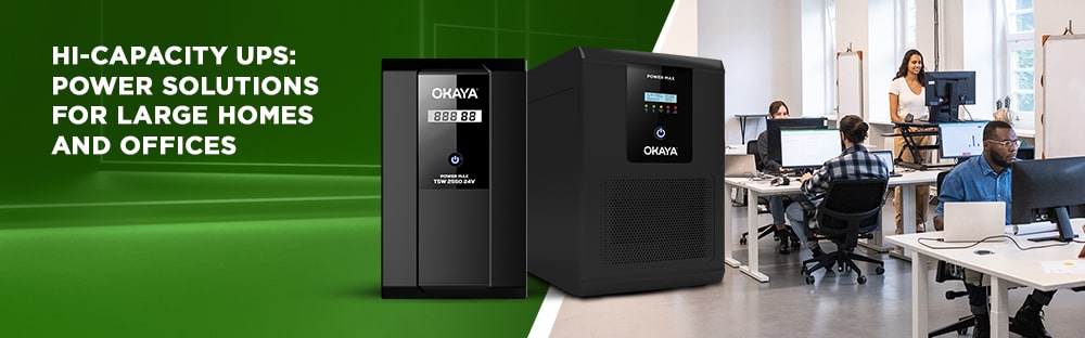 High Capacity UPS: Power Solutions for Large Homes and Offices