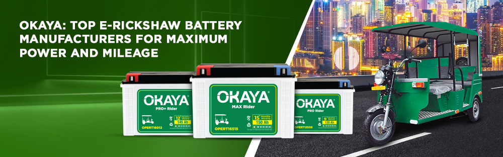 Top E-Rickshaw Battery Manufacturers