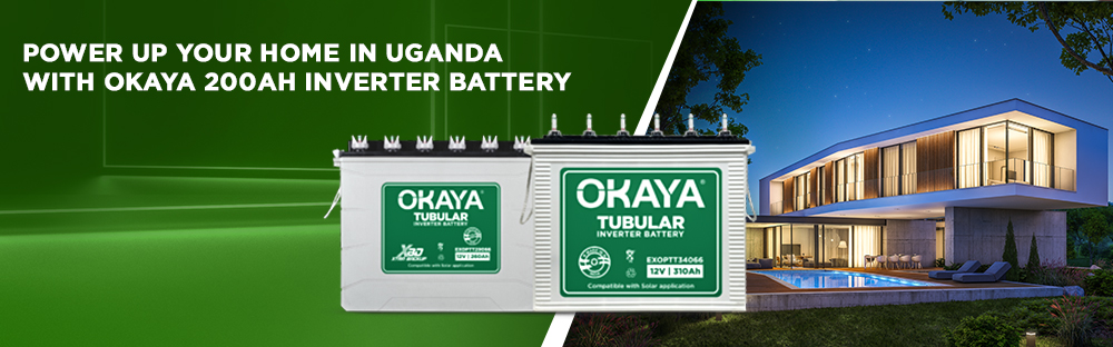 Power Up Your Home in Uganda with Okaya 200Ah Inverter Battery