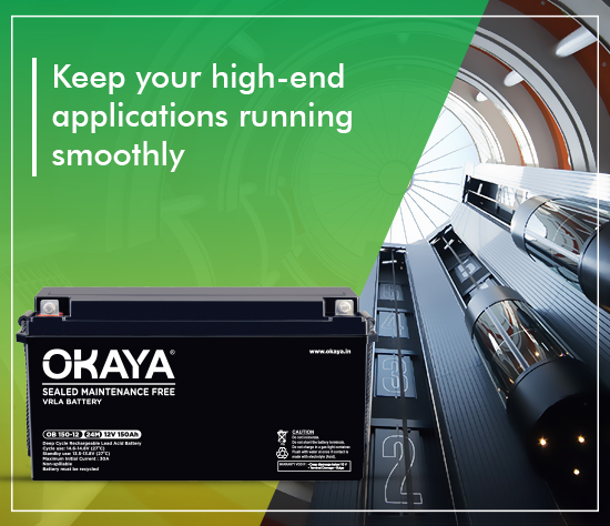 Okaya Power: Advanced applications of SMF/VRLA battery
